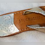 Jack Rogers Sandals Gold Palm Beach LIKE NEW! sz6 Photo 3