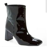 Good American  Patent Leather Block Heel Booties Photo 2