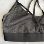 Koral Wire Glow Black Glitter Strappy Sports Bra Women's Size Small S Photo 1