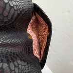 Marc Jacobs Women's Black Snakeskin Clutch Photo 4