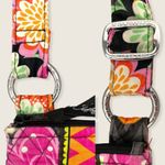 Vera Bradley Iconic Hipster Ziggy Zinnia Pink Orange Floral Crossbody Zip Bag Photo 5