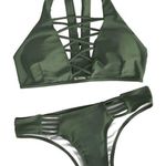 Olive Green Bikini Photo 0