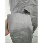 Lululemon Seamless Skinny Compression Legging Women 6 Silver Athletic Yoga Gym Silver Photo 2