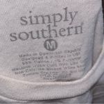 Simply Southern  Shirt Womens M White Logo Turtles Collection Casual Graphic Photo 3