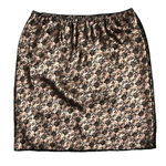 Susan Lucci Women’s Pencil Skirt L Black Lace Overlay Mini Skirt Romantic Goth Size L Photo 2