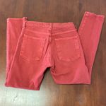 Veronica Beard  Kate Crop Jeans Size 25 Red Burnt Fall Photo 2