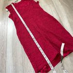 Anthropologie  Textured Dress NWT ruffle trim mini pink (small) party bright Photo 7