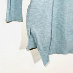 Lulus Light Blue Sweater Dolman Sleeve V-neck Oversized Cozy Photo 6