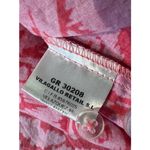 Vilagallo Women's Gaby Ikat Long Sleeve Blouse Pink Shirt Sz 42 / US 10 L Photo 9