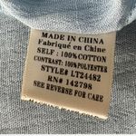 Love Riche Baby Blue Lace Trimmed Blouse Photo 11