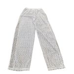 Peixoto White Lace EVY Cover up pants Size Extra Large Photo 2