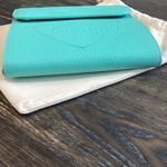 Tiffany & Co. Jewel Pouch 99 Aqua Leather Case Photo 11