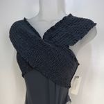 Anthropologie  Lilly Smocked One-Piece Swimsuit Black Photo 4