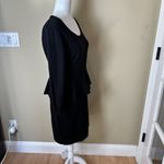 Calvin Klein  Sweater Dress with Peplum Scoop Neck Size Medium Photo 8