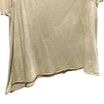 We The Free Free People Coraline Cold Shoulder Tee Shirt in Gold Oversized XS Photo 4
