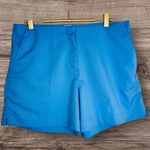 Adidas Women’s Blue Polyester Shorts – Vibrant & Comfortable size 10 Golf walk Photo 0