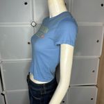 American Eagle Logo Cropped Baby Tee Size Medium Photo 8