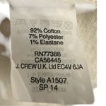 DKNY J.Crew Off-White Denim Shorts – Raw-Cuffed, Size 26 Photo 3