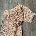 ZARA  Basic Collection Lace Short Sleeve Blouse Size XS Photo 8