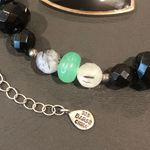 BARSE Green Jade Black Onyx Rutilated Quartz Semi Precious Gemstone Necklace Photo 6