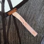 Free People  Mesh Waist Insert Gauze Woven Mini Dress, M Photo 4