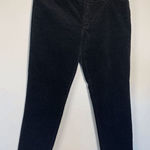 Old Navy  Pixie Mid Rise Black Velvet Pant Photo 0