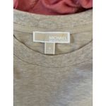 Michael Kors  Oatmeal Heat basics Ruffle sweatshirt Women’s Medium Photo 7