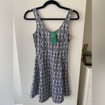 H&M NWT Tribal Tank Dress 6 Ikat Print Summer Sundress Fit & Flare Skater Boho Photo 1