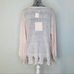 Wildfox Womens Distressed L’amour Lennon Tunic Swing Wool Knit Sweater Size XS Photo 3