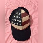 Women’s American flag baseball hat (adjustable) Red Photo 2