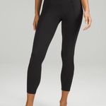 Lululemon Align Rib Panel High Rise Tights Leggings Sz 14 Black Nulu Stretch Photo 0