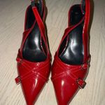 Red kitten heels Size 6 Photo 0