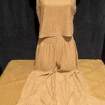 Boutique Ribbed Silky Tank & Pants Set Fits Medium Photo 0
