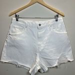 Levi's Levi’s SilverTab High Waisted Mom Shorts Womens Size 31 Denim Off White Photo 0