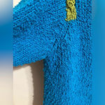 Vintage Design Options Colorblock Button Down Cardigan sweater Bright Medium Pink Photo 3