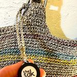 The Sak  handbag with stripes— khaki and colored stripes. Carried 1 time!! Photo 1