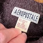 Aeropostale Vintage 90’s womens Maroon Gray Nordic Crewneck wool Sweater Photo 1