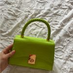 Vibrant Green Quilted Handbag Photo 6