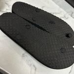 Michael Kors Jet Set PVC MK Flip Flop, Black/Brown 6M Black Size 6 Photo 2