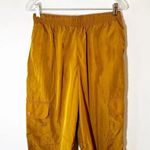 Good American Shine Boyfriend Cargo Jogger Nylon Size 1 Small Bronze Brown Fall Photo 5