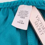 Victoria's Secret  Women's Green Satin Sleep Shorts/Boxers with Lace - Size L NWT Photo 5