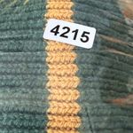 Free People  Striped Cropped Sweater‎ Women XS Mock Neck Green Knit Pullover Photo 8