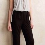 Anthropologie Elevenses Gray Black Jumpsuit S Photo 0