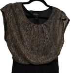 Enfocus Studio  Party Dress Metallic Top Tiered Skirt Cocktail‎ Size 8 Photo 3