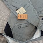 Duluth Trading Bibs Railroad Pin Stripe Rootstock Gardening Shorts Overalls XL Blue Photo 5