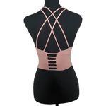 Halara Low Support Crisscross U Neck Longline Yoga Sports Bra XS Women’s Blush Photo 3