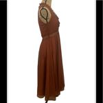 Sandro  Paris Cassy Ruffle-Trimmed Tulle Tea Sleeveless Midi Dress Photo 8