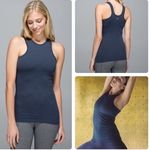 Lululemon Seamlessly Covered Tank Heathered Inkwell size 4 Photo 1