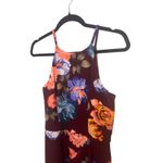 BCX Y2K Floral Dress Sleeveless Tiered Ruffle Size 3 Juniors High Neck Halter  Photo 6