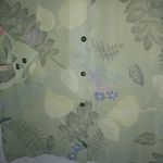 Sigrid Olsen Sigrid Olson S Green Fern Leaf Floral Long Sleeved Top Photo 1